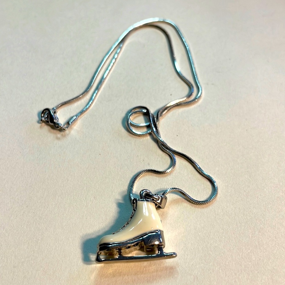 Ice Skater Pendant Necklace - Figure Skating Accessories -